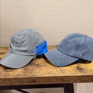 BUNDLE OF 2 lululemon athletica Women’s Gray and Blue Caps